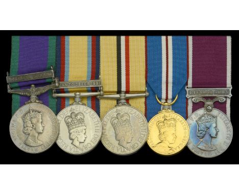 Five: Sergeant S. Hatton, formerly Fairclough, Royal Logistic Corps, late Grenadier Guards  General Service 1962-2007, 1 clas