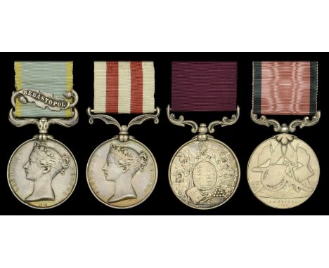 Four: Gunner George Richards, Royal Artillery   Crimea 1854-56, 1 clasp, Sebastopol (G. Richards, Gr. & Dr. 6th Batn. Rl. Art