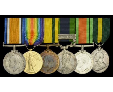 Six: Sergeant A. W. Pizzey, 25th (County of London) Battalion (Cyclists), London Regiment, later Major, County of London Terr
