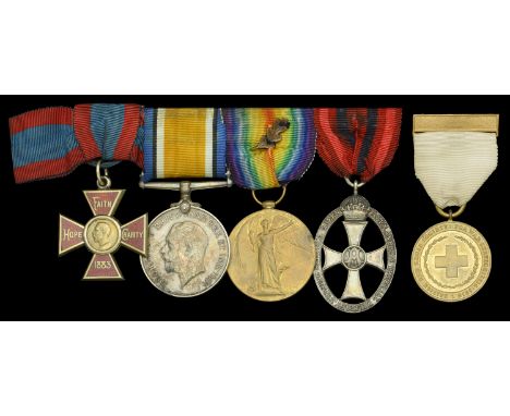 A fine Great War R.R.C. group of three awarded to Matron K. M. Hewetson, Queen Alexandra's Imperial Military Nursing Service 