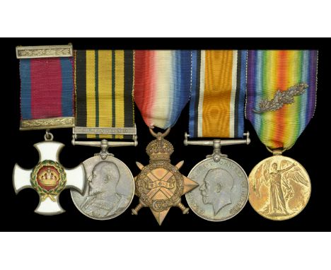 A Great War ‘Gallipoli’ D.S.O. group of five awarded to Lieutenant-Colonel K. G. Campbell, Royal Garrison Artillery, Commanda