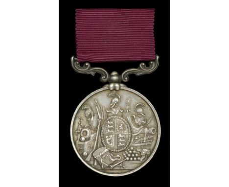 Army L.S. & G.C., V.R., 2nd issue, large letter reverse (D. Burton, Trumpeter, Royal Artillery.) impressed naming, very fine 