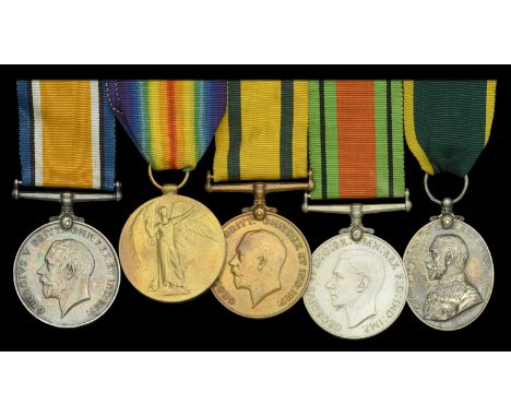 Five: Driver T. J. Selby, 3rd Welsh Brigade, Royal Field Artillery, later Trooper, Cheshire Yeomanry  British War and Victory