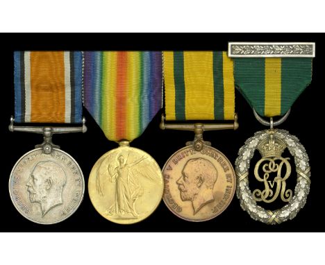 Four: Major W. G. C. Hall, 19th (County of London) Battalion (St. Pancras), London Regiment  British War and Victory Medals (
