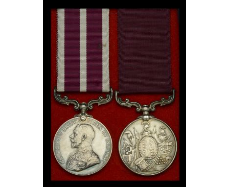 Pair: Battery Sergeant-Major S. Brown, Royal Horse Artillery   Army L.S. & G.C., V.R., 3rd issue, small letter reverse (330. 