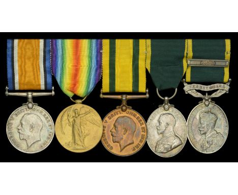 Five: Colour Sergeant W. C. Little, 8th (City of London) Battalion (Post Office Rifles), London Regiment, later Warrant Offic