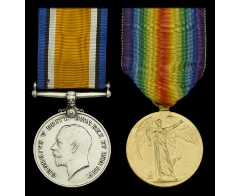 A fine ‘V.C. Action’ survivor’s pair awarded to Deck Hand J. J. Tresidder, Royal Naval Reserve, late Royal Navy, who served a