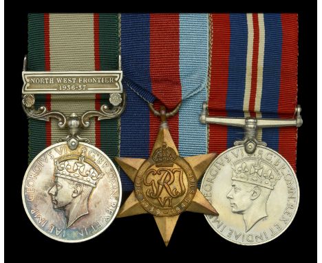 Three: Major C. C. A. Wilson, Hampshire Regiment  India General Service 1936-39, 1 clasp, North West Frontier 1936-37 (Lieut.