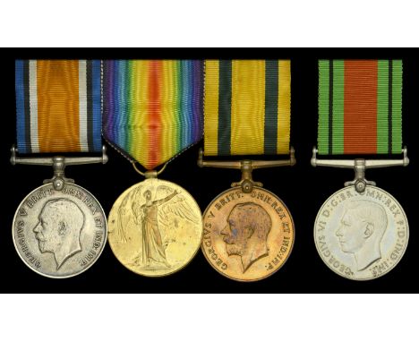 Four: Captain R. Collymore, 2nd (City of London) Battalion (Royal Fusiliers), London Regiment  British War and Victory Medals