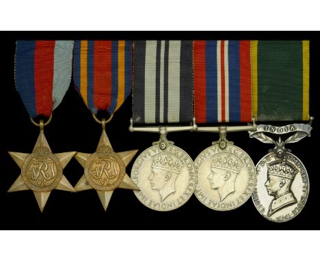 Five: Lieutenant-Colonel K. H. Vaughan-Arbuckle, Auxiliary Forces India  1939-45 Star; Burma Star; India Service Medal; War M