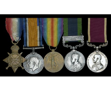 Five: Private H. F. Poole, Royal Sussex Regiment  1914-15 Star (L-8432 Pte. H. F. Poole. R. Suss: R.); British War and Victor