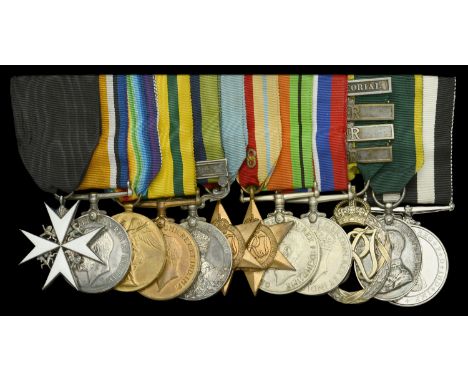 Family Group:   A post-War Order of St. John group of twelve awarded to Major. L. P. Clarke, Norfolk Regiment, later Royal Ar