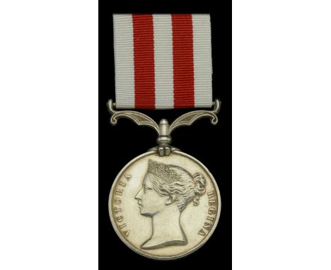 Indian Mutiny 1857-59, no clasp (Lt. & Adjt. J. M. Evans, 7th. Bengal N.I.) good very fine £240-£280  ---  John Mitchell Evan