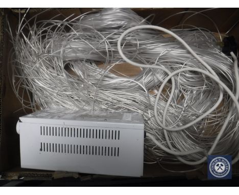 A Sensory fibre optic light with wires CONDITION REPORT: Appears to be in good working order. 