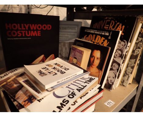 Shelf of books relating to the cinema 