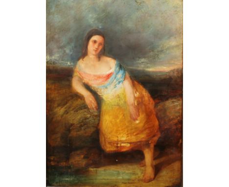 English School (mid-19th century)Portrait of a Girl, full-lengthoil on panel, 94cm x 67.5cm 