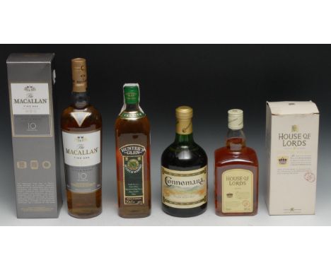 House of Lords Deluxe blended Scotch whisky,  by William Whiteley &amp; Co, 40%, 70cl, boxed;  others, Macallan Ten Year Old 