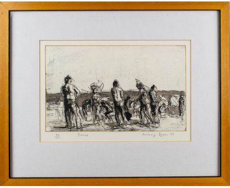Anthony Eyton RA (b. 1923) Bathers Etching on paper Inscribed in pencil '30/100 / Bathers' Signed and dated '99' bottom right