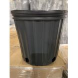 The HC Companies 3 Gallon Black Pots