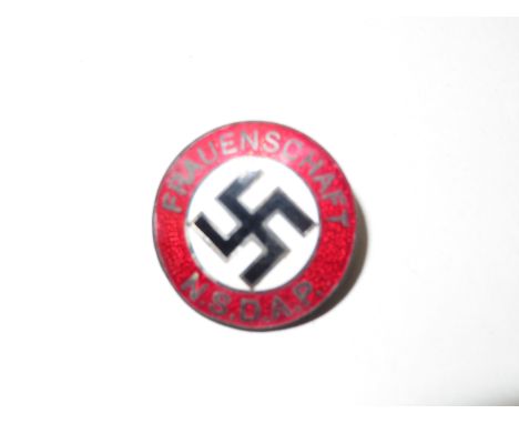 Enamel swastika badge
