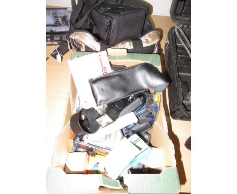 Large assortment of camera equipment &amp; lenses ect 