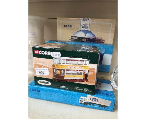 7 Corgi vehicles 