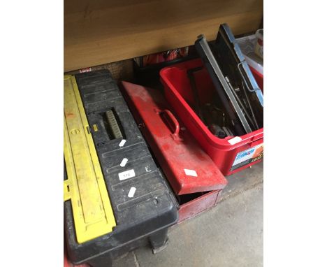 3 boxes of tools 