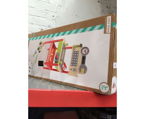 A Little Town children's wooden workbench and tools 