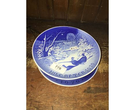 4 Royal Copenhagen commemorative plates 