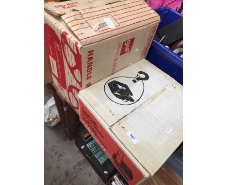 Gaf film projector and KLinderman slide projector 