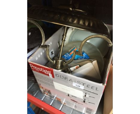 2 ceiling light fittings and few bulbs 