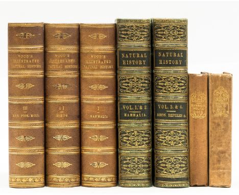 NO RESERVE Mammals.-  Cassell's Popular Natural History, 4 vol. in 3, 4 frontispieces of which 3 hand-coloured, 4 additional 