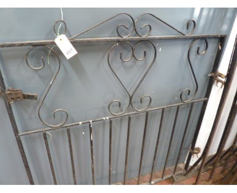 Wrought iron front gate 