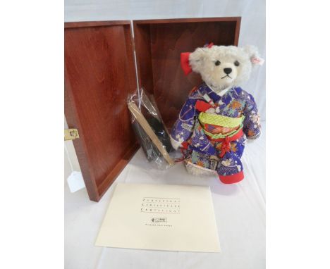 Limited Edition Steiff Chiyohime Teddy Bear with certificate 