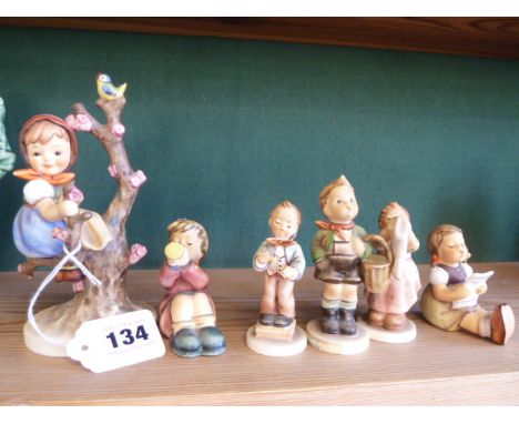 Goebel/Hummel boy &amp; girl figures (6)