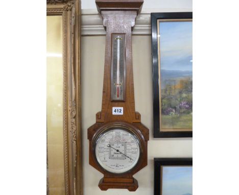 Aneroid barometer Short and Mason Stormoguide 