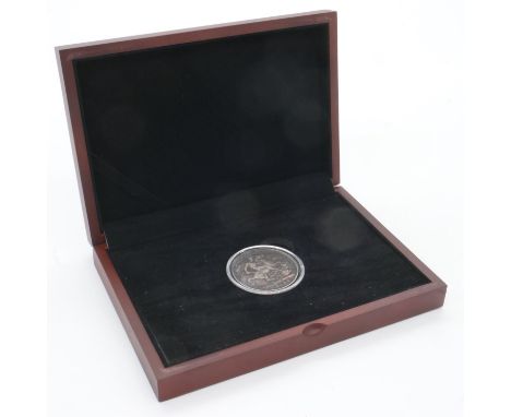 Boxed 1891 silver crown of Queen Victoria. UK P&amp;P Group 0 (£6+VAT for the first lot and £1+VAT for subsequent lots) 