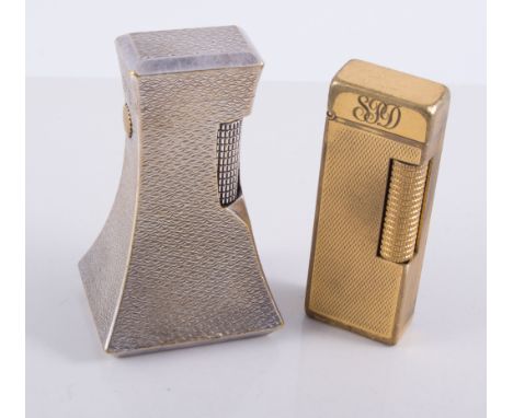 Dunhill table lighter, and a Dunhill pocket lighter, (2).