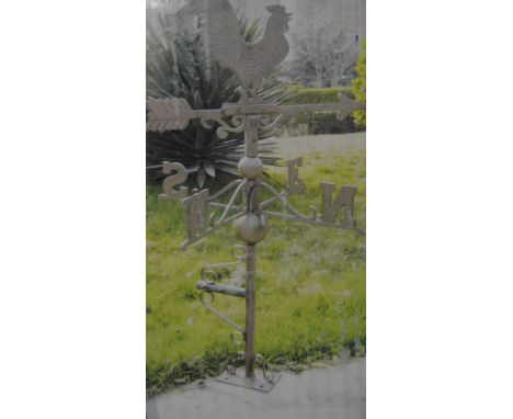 A Richardson of The Black Country "Rooster" weather vane, black, small size, in box.