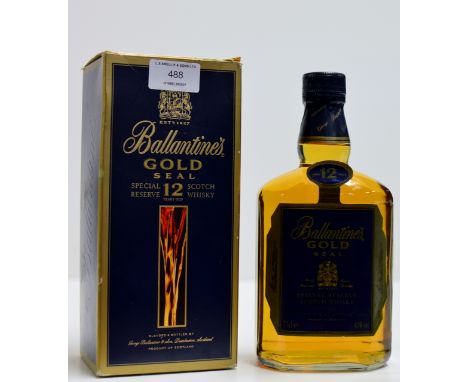 BALLANTINE'S GOLD SEAL 12 YEARS OLD SPECIAL RESERVE SCOTCH WHISKY WITH PRESENTATION BOX - 75CL, 43% VOL     