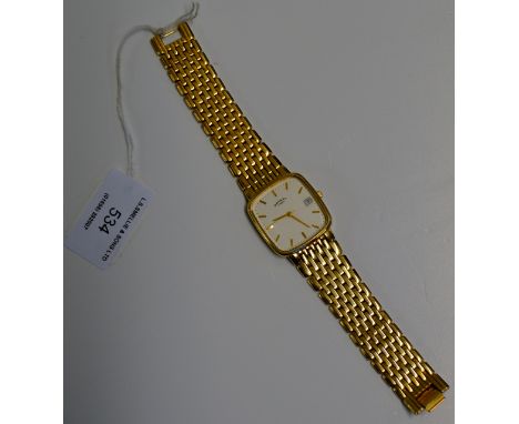 ROTARY GENTS GILT WRIST WATCH
