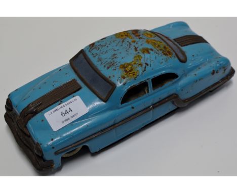 OLD TIN PLATE TOY CAR     