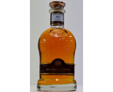 JOHN DEWAR'S & SONS "SIGNATURE" BLENDED SCOTCH WHISKY, BOTTLE NUMBER R13841, 750ML, 40% VOL     