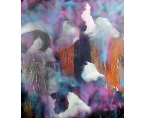 * Sidney Nolan (Australian, 1917-1992) Cloud Sceneoil on canvas183 x 161cmPlease note this lot attracts an additional import 