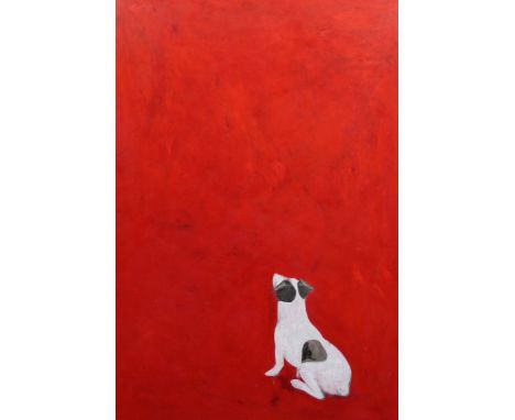 § § Sam Toft (b.1964) Little Dog Dorismixed media on boardsigned and dated 200083 x 59cm***CONDITION REPORT***mixed media on 