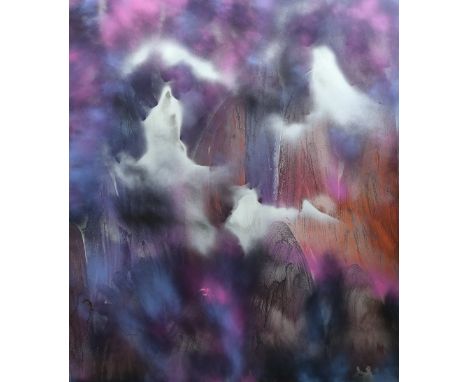 * Sidney Nolan (Australian, 1917-1992) Cloud Sceneoil on canvas183 x 161cmPlease note this lot attracts an additional import 