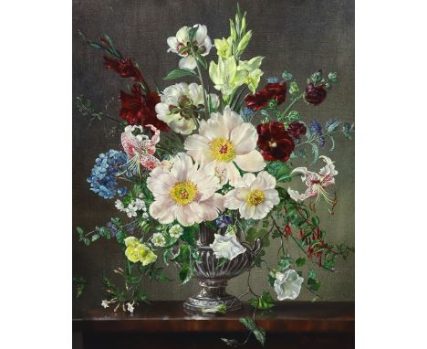 § § Cecil Kennedy (British, 1905-1997) 'A Summer Group'oil on canvassigned, remnant of 1952 Royal Academy Exhibition label ve