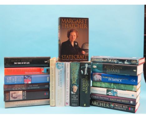 Politicians, modern era - H. Wilson, W. Haig, T. Benn, J. Archer, C. Patten, C. Sandys, Lord Home, M. Thatcher, (2), E. Heath