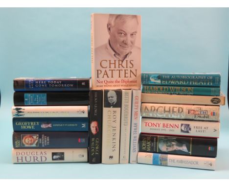 Politicians, modern era -  D. Hurd, M. Thatcher, C. Patten, J. Knott, G. Walden, R. Jenkins, B. Boothroyd, H. Williams, E. He