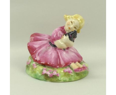 A Royal Worcester figure 'Rose', modelled by Anne Acheson, circa 1935, No. 2930, puce printed mark and script title to the ba